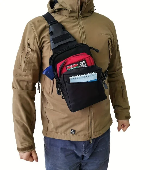 Edc Concealed Carry Fanny Pack - Tas Selempang Taktis untuk Menyembunyikan Senjata:
