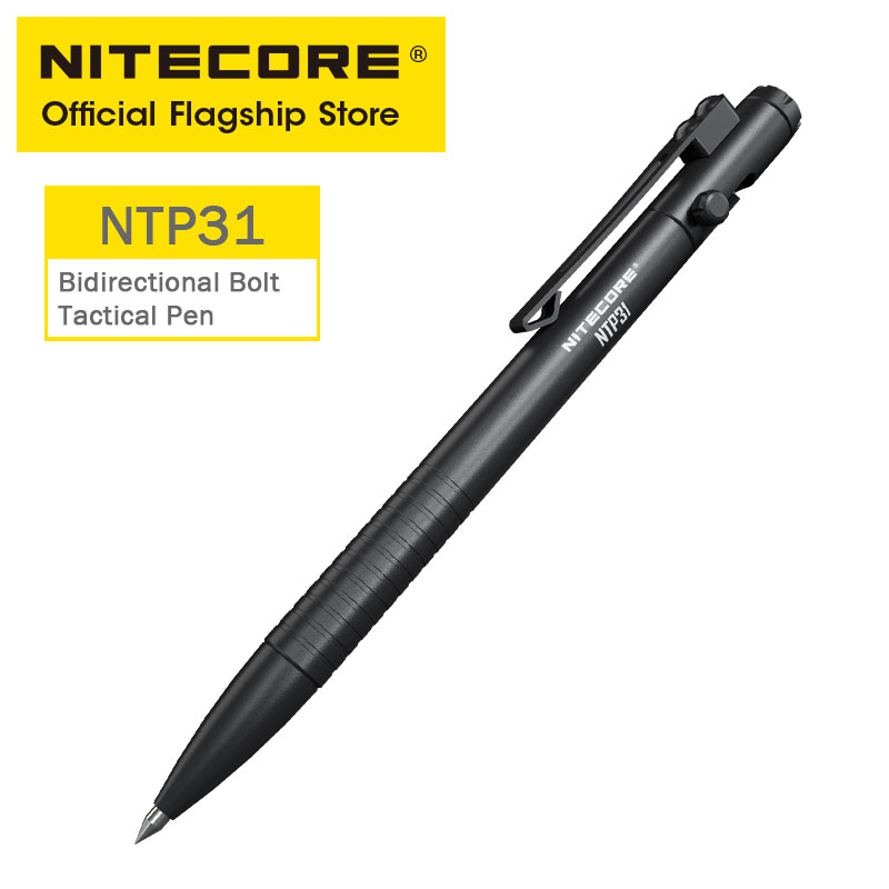 Pen Tactical Glass - Nitecore NTP31 CNC baut dua arah,