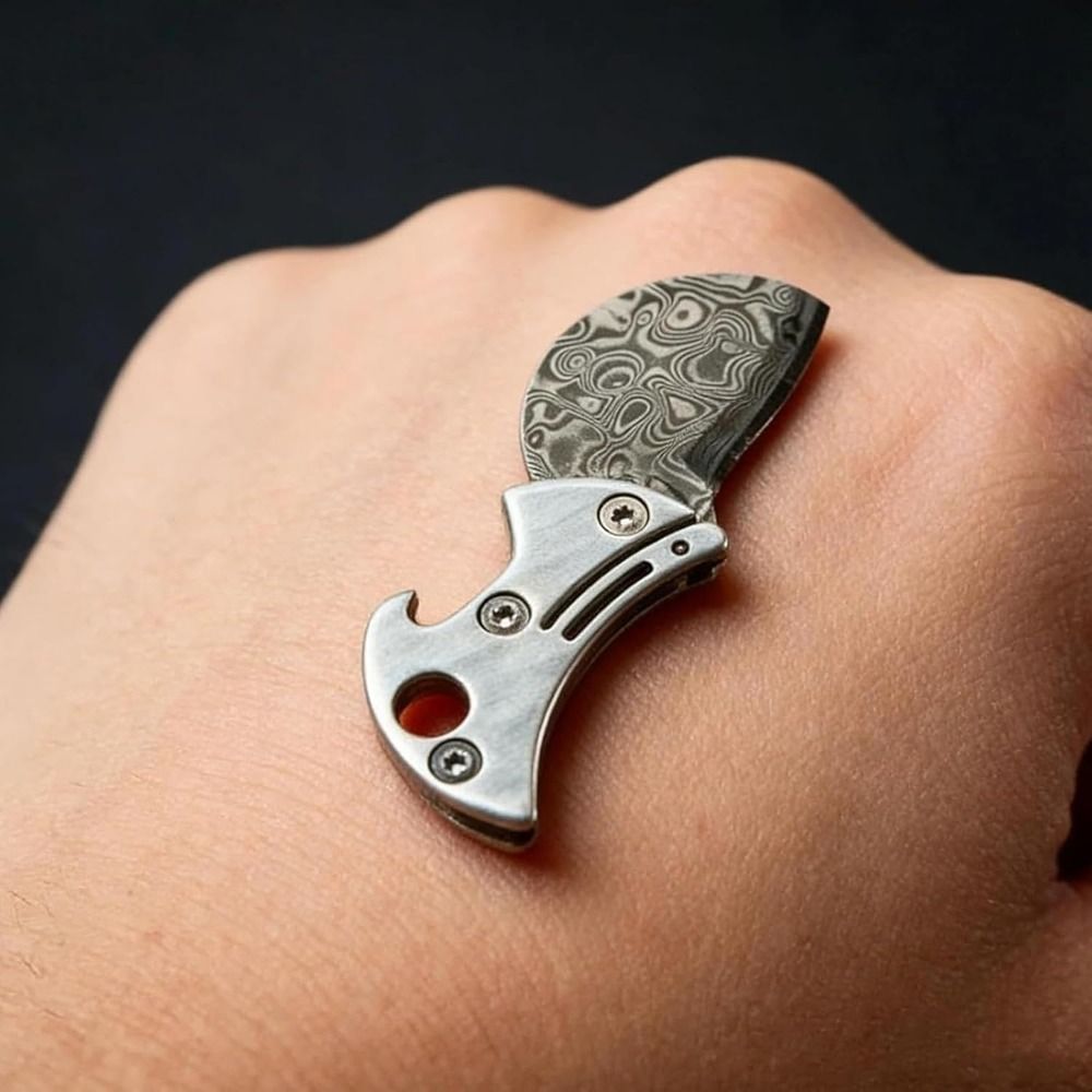 Edc Every Day Carry おもちゃ - Pembuka Botol Bahan Titanium Portabel Desain