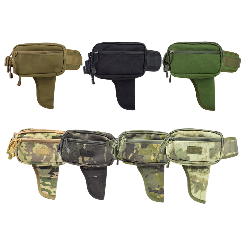 Edc Concealed Carry Fanny Pack - Tas Pinggang Multifungsi Nilon dengan Kantong