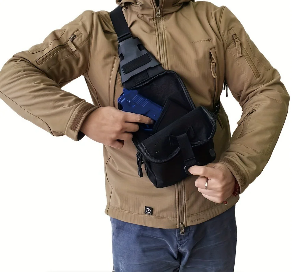 Tas Selempang Taktis untuk Men - Edc Concealed Carry Fanny Pack ulasan dan harga