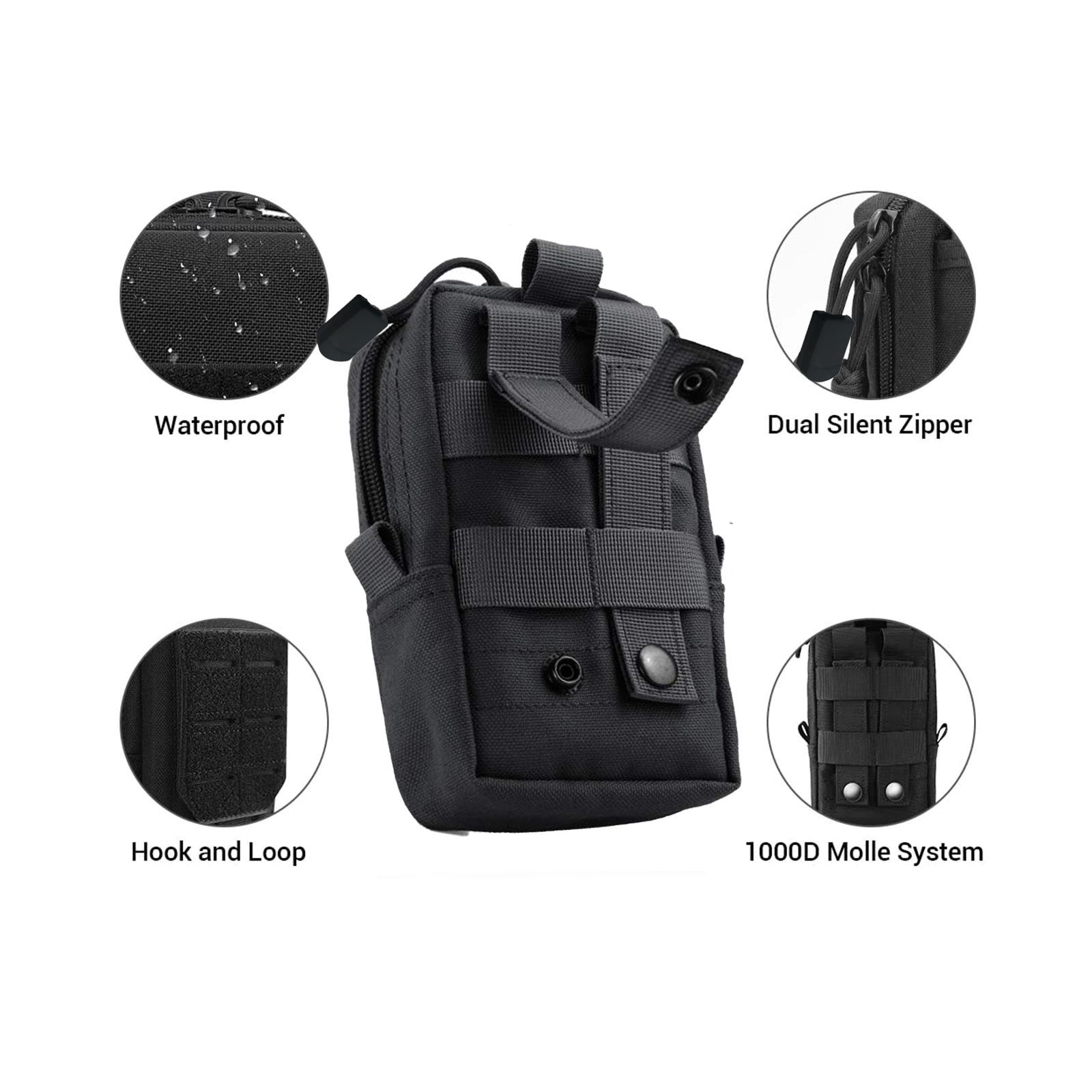 Tas pinggang kantong Molle Tak - Edc Carry Items ulasan dan harga
