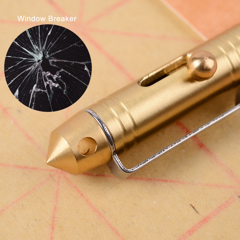 Pena taktis kuningan kualitas  - Pen Tactical Glass ulasan dan harga