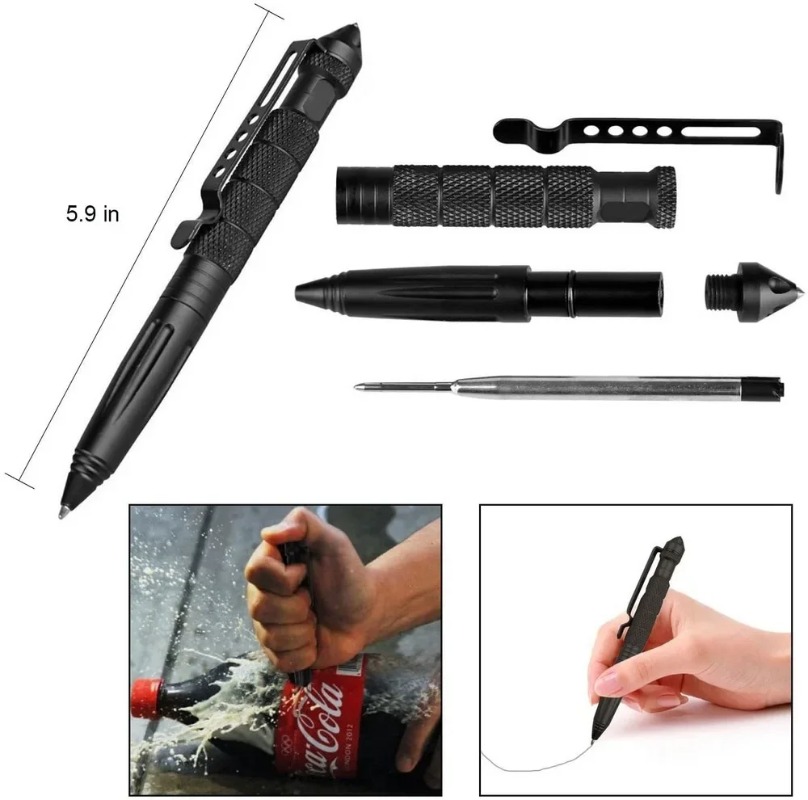 Pena Taktis Militer Paduan Alu - Pen Tactical Glass ulasan dan harga