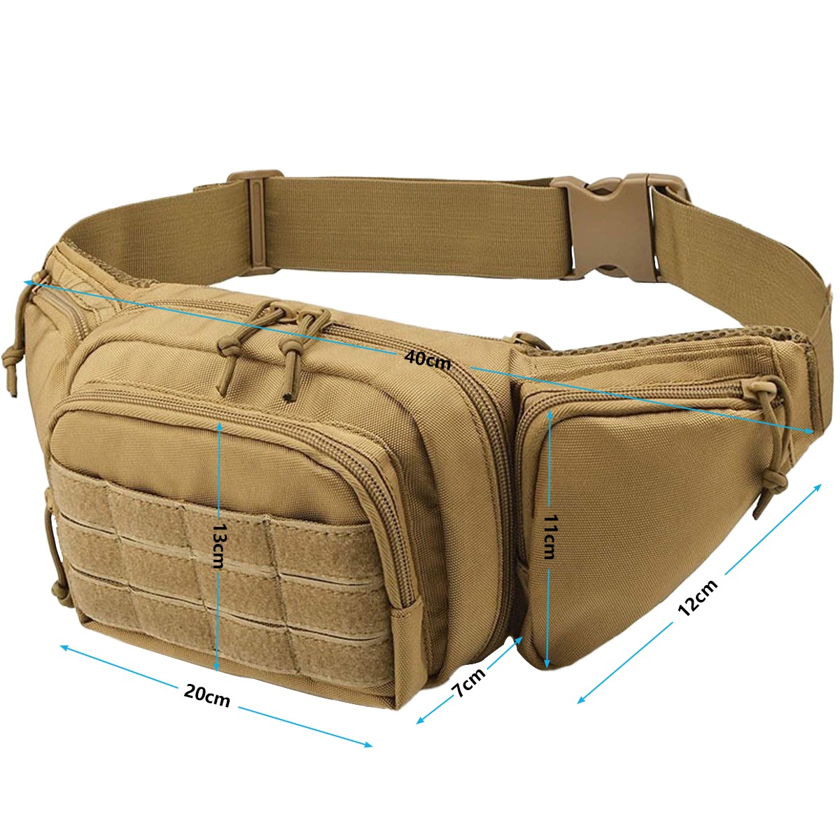 Tas Pinggang Taktis MOLLE untu - Edc Concealed Carry Fanny Pack ulasan dan harga