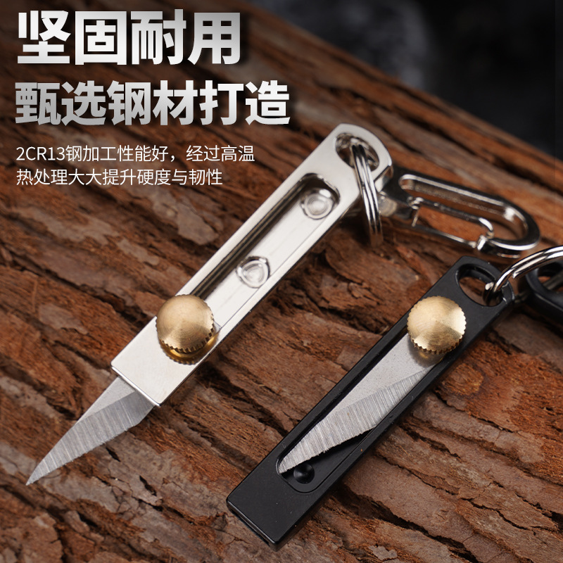 Pisau Mini Baja Tahan Karat ED - Edc Carry Pocket Knife ulasan dan harga