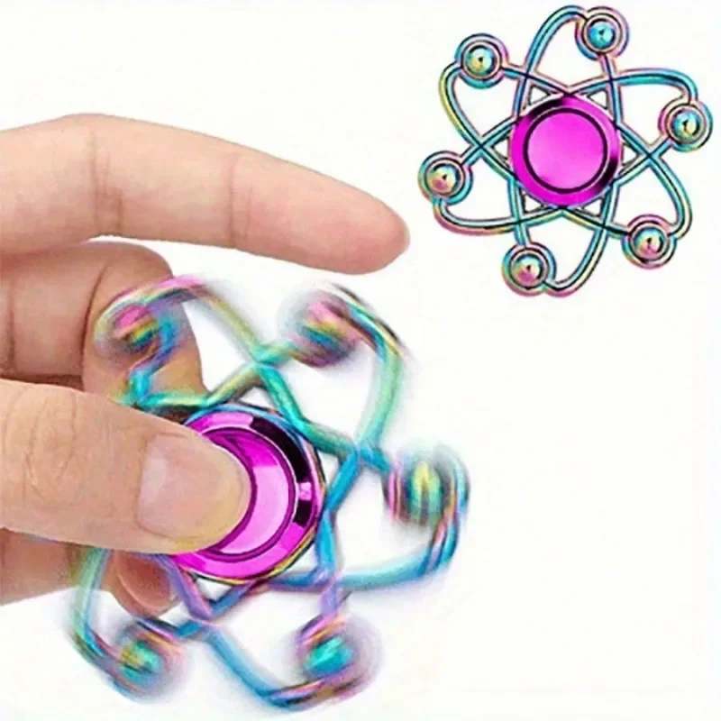Spinner Fidget pelangi Premium - Fidget Spinner Bearing ulasan dan harga
