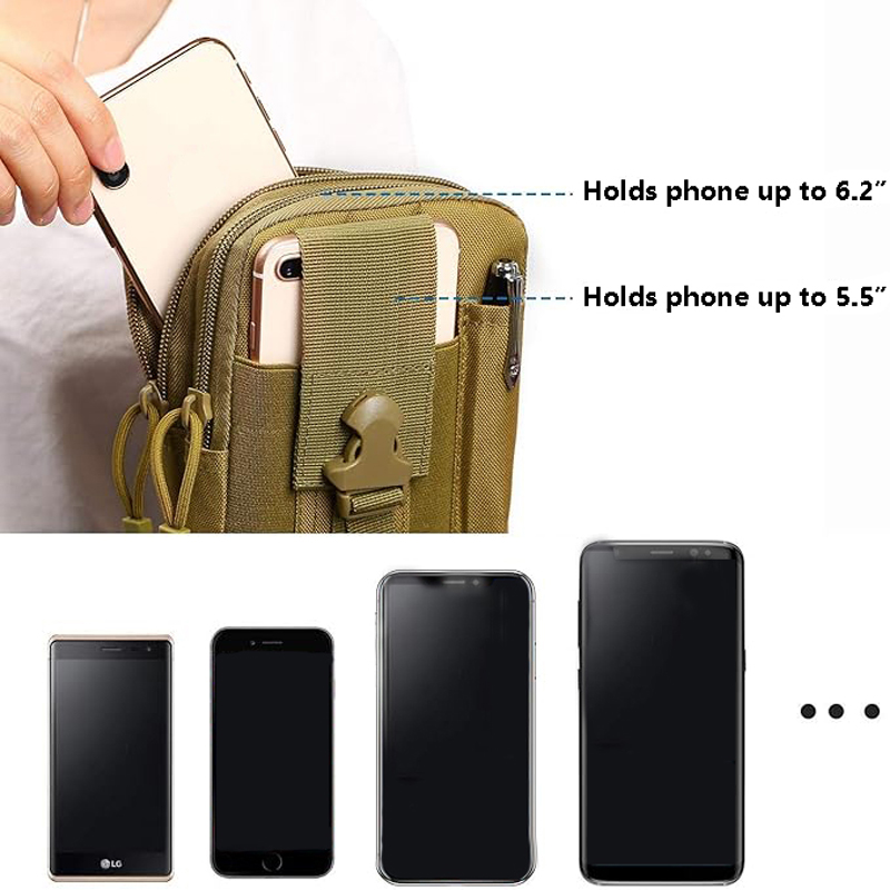 Tas Pinggang Kantong Molle Tak - Edc Carry Items ulasan dan harga