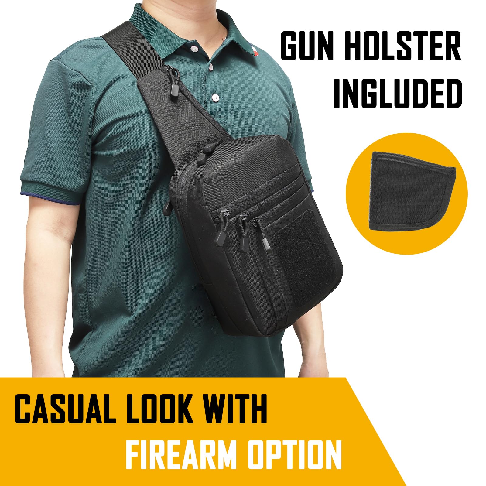 Tas Selempang Tersembunyi untu - Edc Carry Items ulasan dan harga